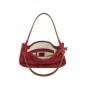 Preview: SHOPPER BAG SUEDE CHILI RED us Veloursleder mit viel Stauraum und Kurzgriffen